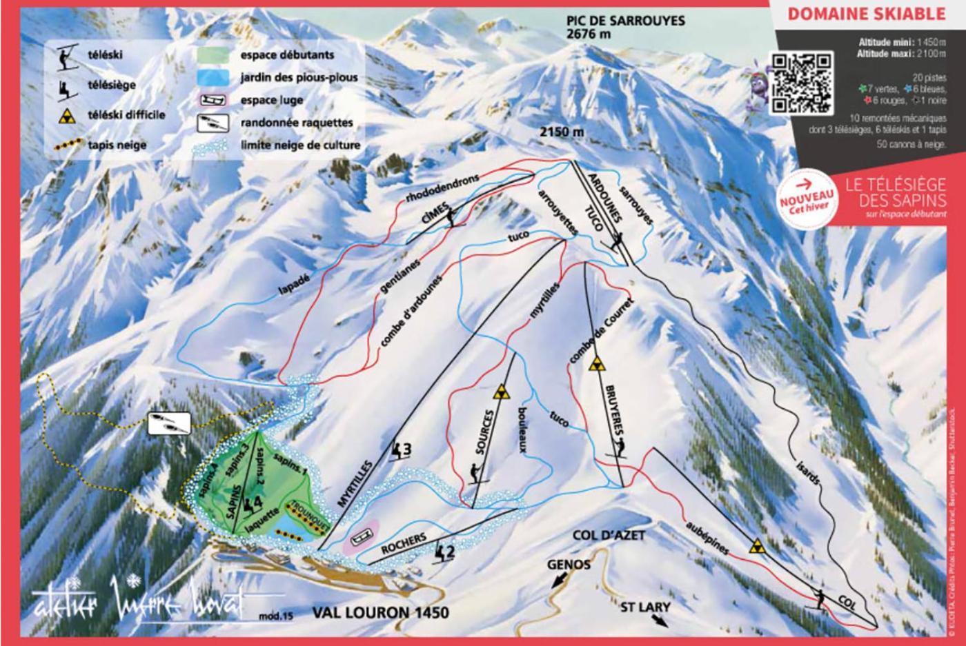 Les Gourgs Blancs - 80M Des Pistes - 6 Personnes Apartman Génos Kültér fotó